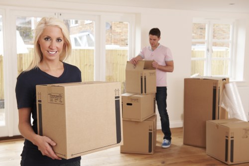 Man and van pricing in Dulwich with moving boxes and furniture