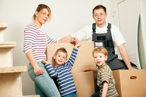 Local removals van service helping with a move in Dulwich