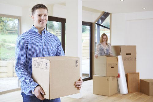 Removal team planning a house move in Dulwich