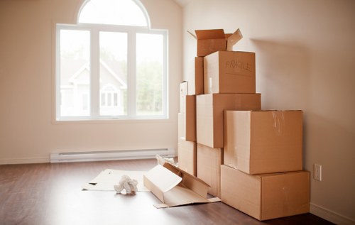 Packing and loading furniture for a residential move in Dulwich
