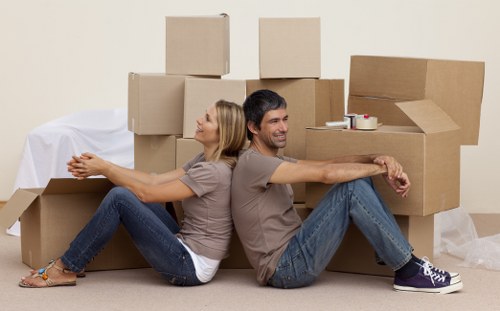 Commercial moving team planning a business relocation in Dulwich