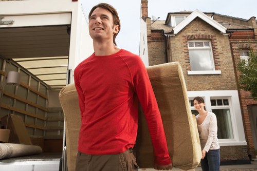 Packing and handling office equipment for a Dulwich relocation