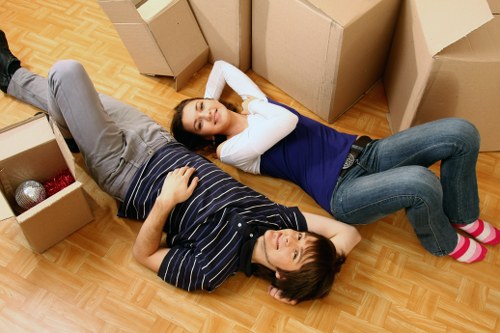Packing and furniture handling during a Dulwich home removal